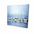 Begin Home Decor 16 x 16 in. Boats At The Dock-Print on Canvas 2080-1616-CO119